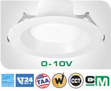 Universal Downlights - 0-10V Dimmable RCF Series