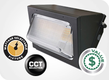 WallMax Compact Open Face - CCT and Wattage Select